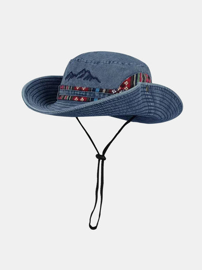 Unisex Everest Embroidered Adventure Boonie Hat