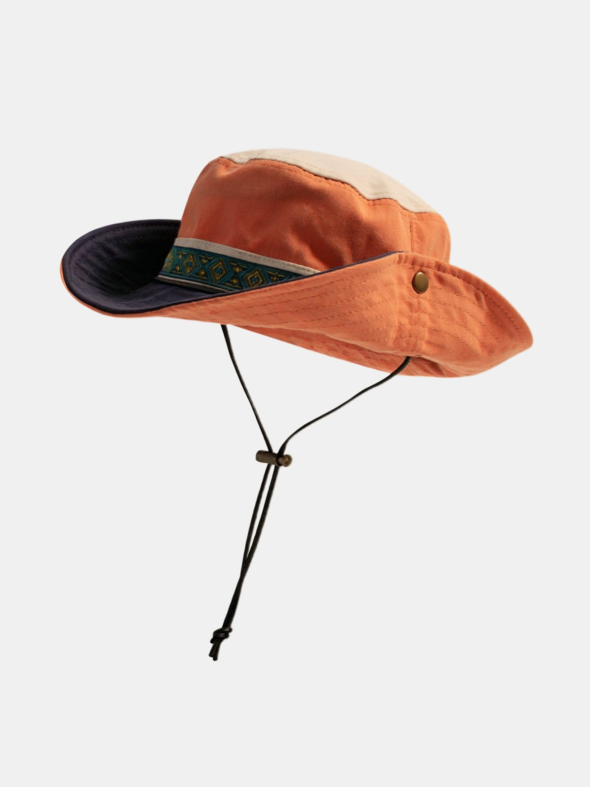 Unisex Orson Woven-Trim Explorer Hat