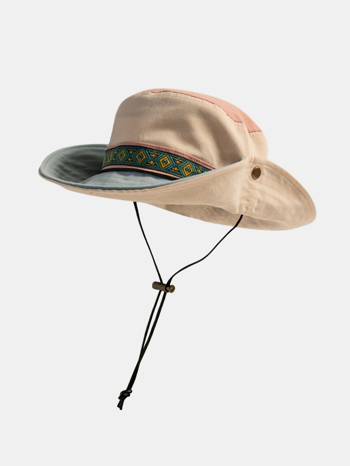 Unisex Orson Woven-Trim Explorer Hat