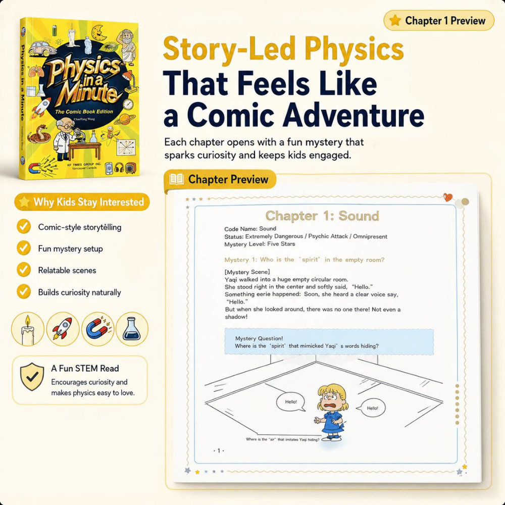 Physics in a Minute – The Comic Book Edition