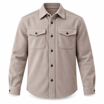 Men's Aldric Brushed Overshirt Jacket
