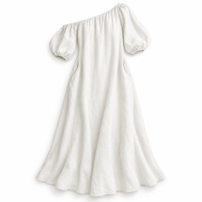 Women's Amara Bardot Linen Maxi Dress