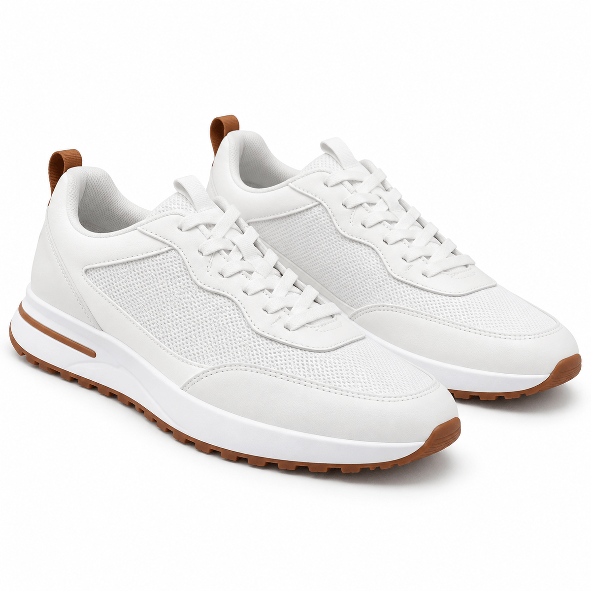 Men's Evander Heritage Panelled Court Trainers