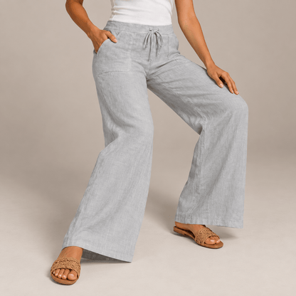 Women's Amelie Breezy Wide-Leg Linen Trousers