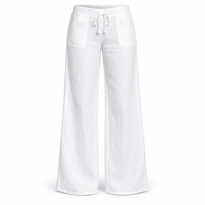 Women's Amelie Breezy Wide-Leg Linen Trousers