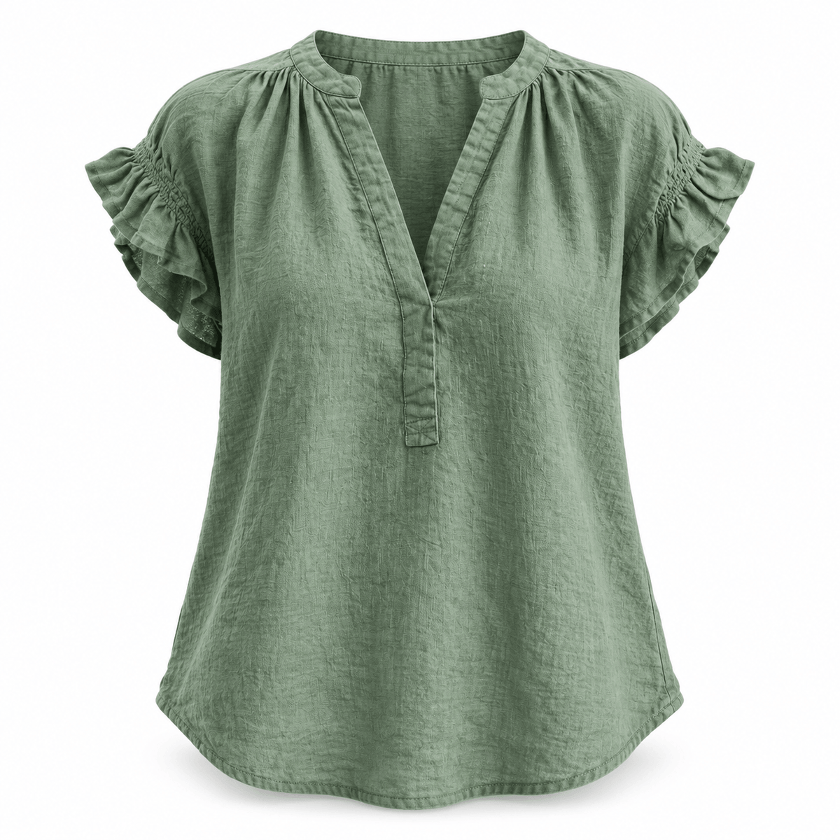 Women's Aurelia Breezy Ruffle-Sleeve Blouse