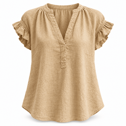 Women's Aurelia Breezy Ruffle-Sleeve Blouse