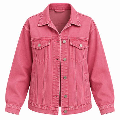 Women's Aurelia Gold-Detail Denim Jacket