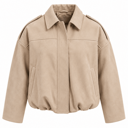 Women's Brielle Suede-Effect Bomber Jacket