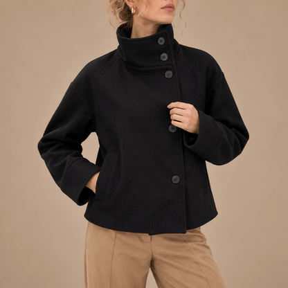 Women's Celeste Textured Funnel-Neck Jacket