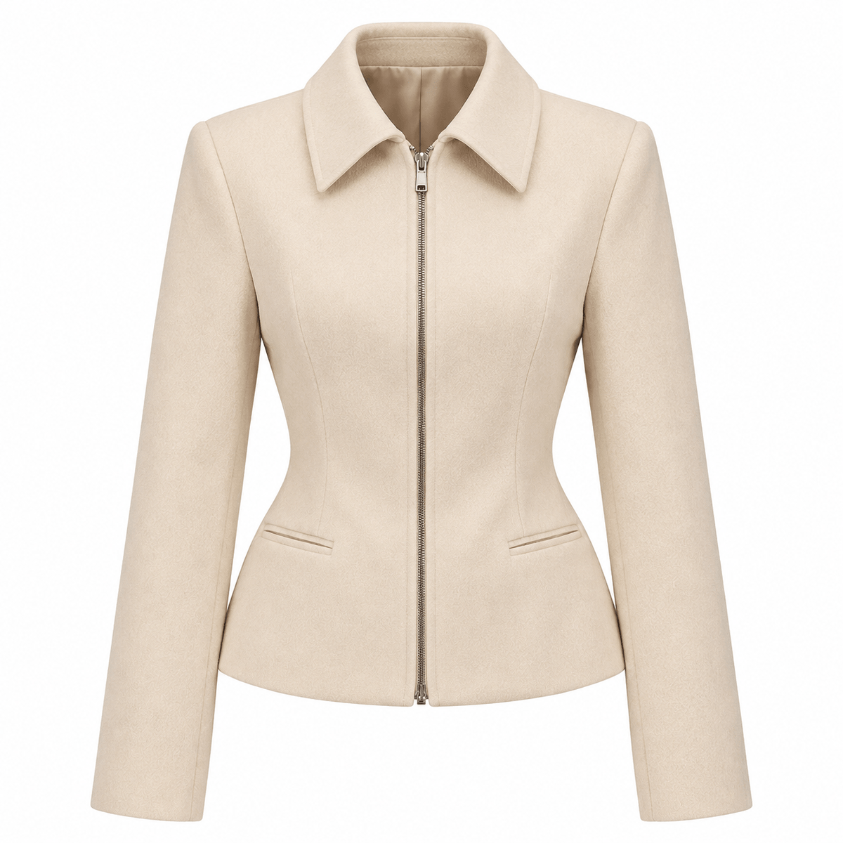 Women's Delphine Cinched-Waist Zip Jacket