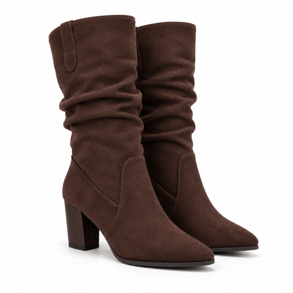 Women's Elara Faux Suede Mid-Calf Boots