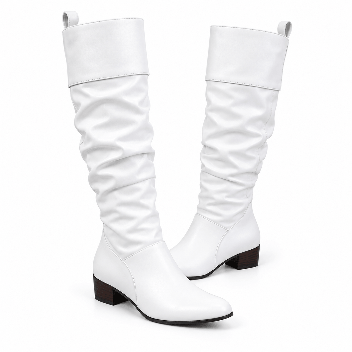 Women's Elara Slouch Leather-Look Boots