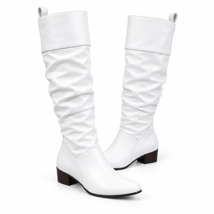 Women's Elara Slouch Leather-Look Boots
