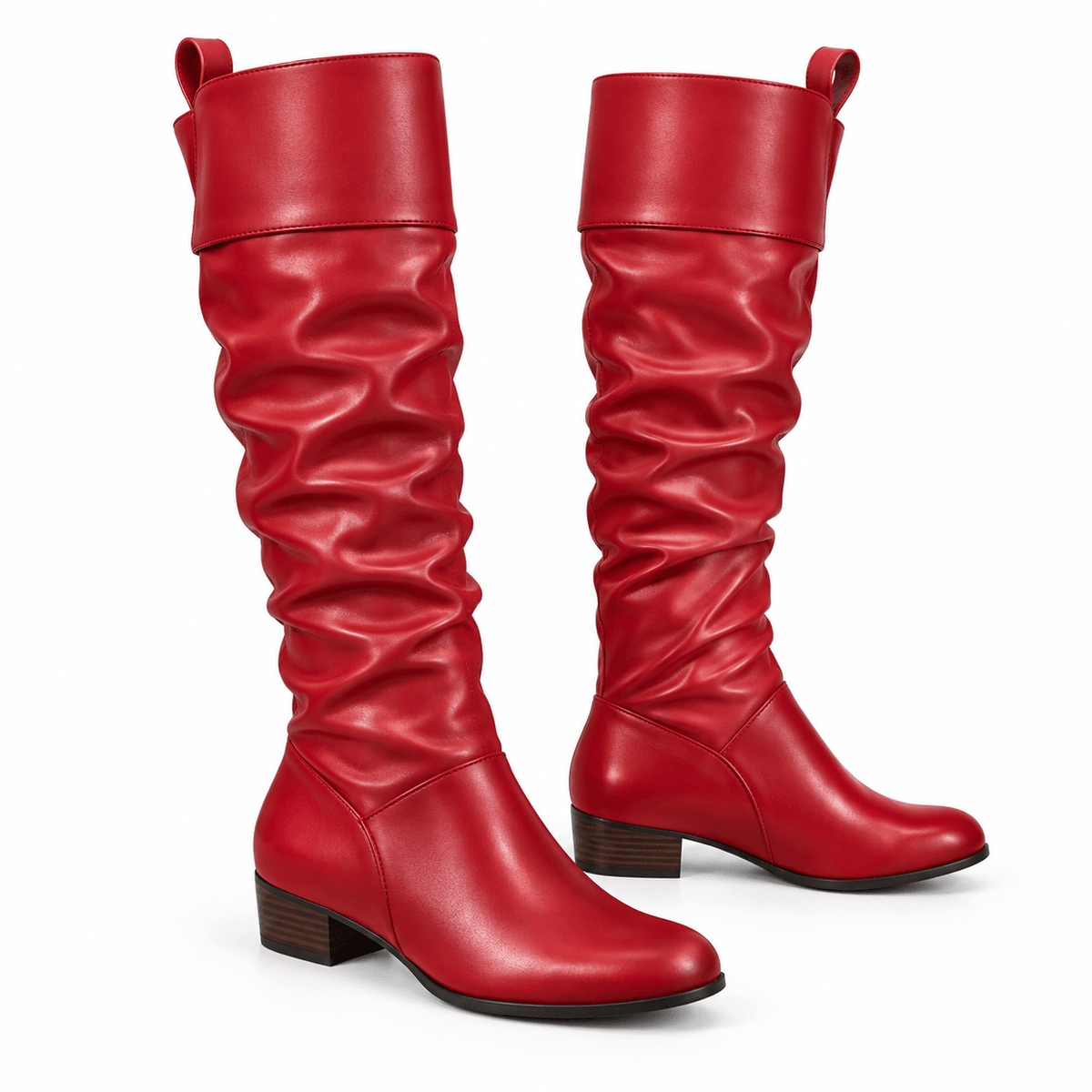 Women's Elara Slouch Leather-Look Boots