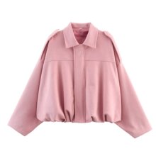 Women's Elara Suede-Style Balloon Jacket