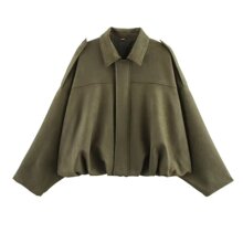 Women's Elara Suede-Style Balloon Jacket