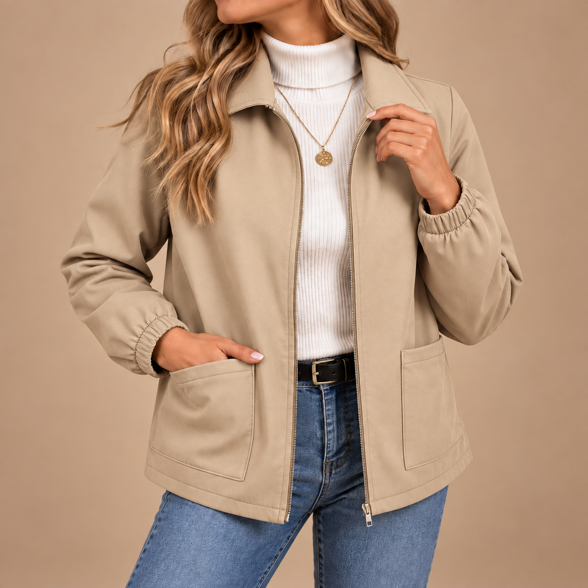 Women's Elodie Fleece-Lined Zip-Up Jacket