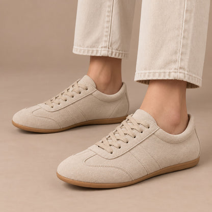 Women's Elodie Suede-Look Gum-Sole Trainers