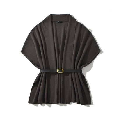 Women's Elowen Belted Draped Knit Cardigan