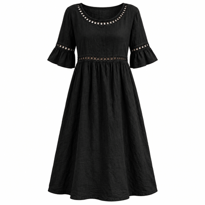 Women's Elowen Breezy Linen-Blend Midi Dress