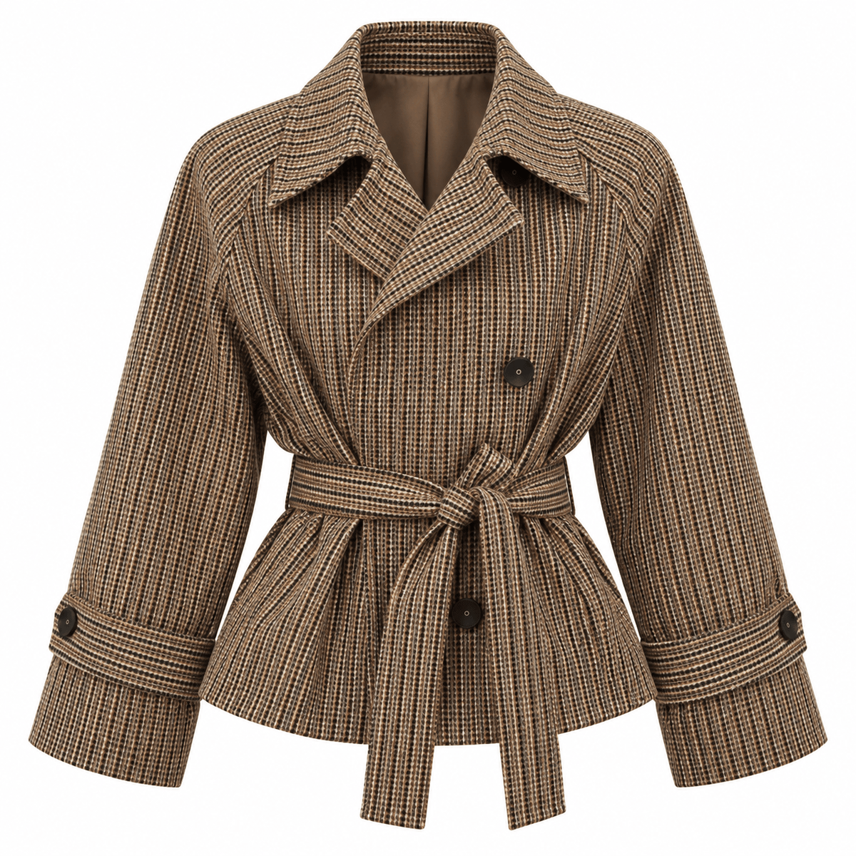 Women's Elowen Heritage Check Tie-Waist Jacket