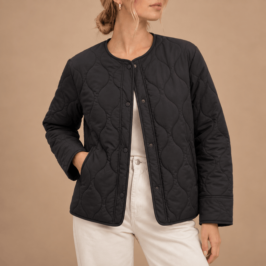 Women's Evelina Quilted Snap-Button Jacket