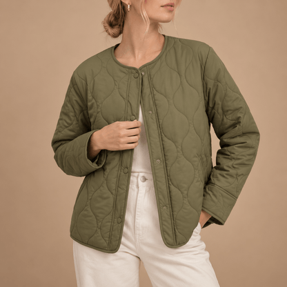 Women's Evelina Quilted Snap-Button Jacket
