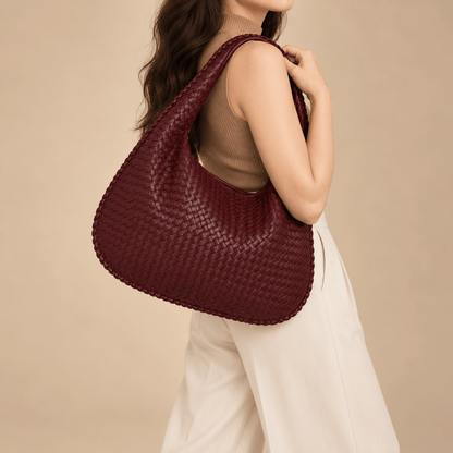 Women's Evelina Woven Oversized Shoulder Bag