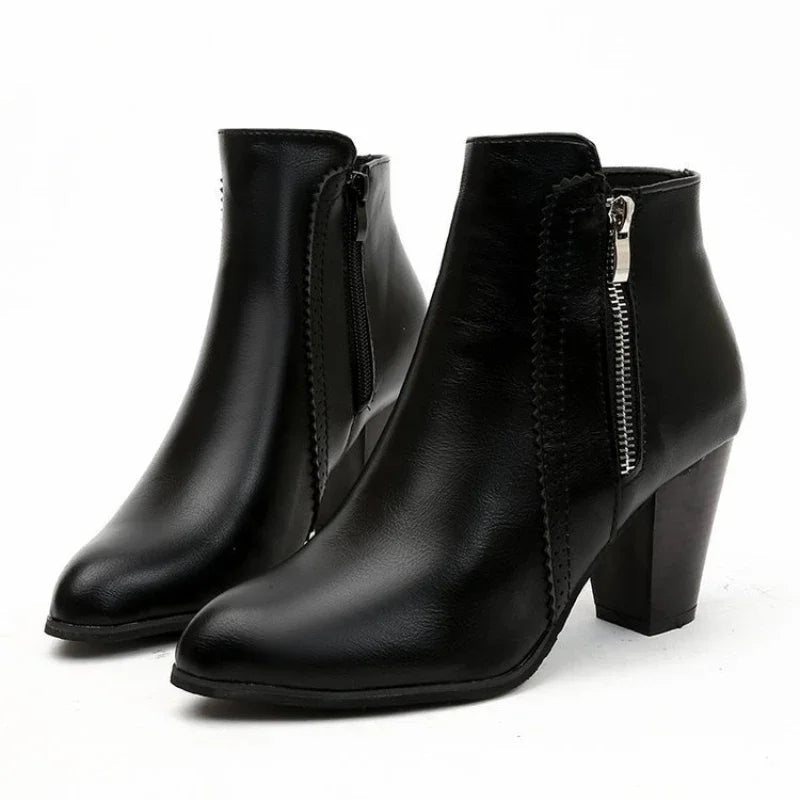 Women's Hensley Retro Chunky-Heel Boots