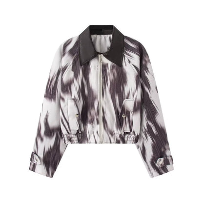 Women's Marielle Abstract Print Cropped Jacket