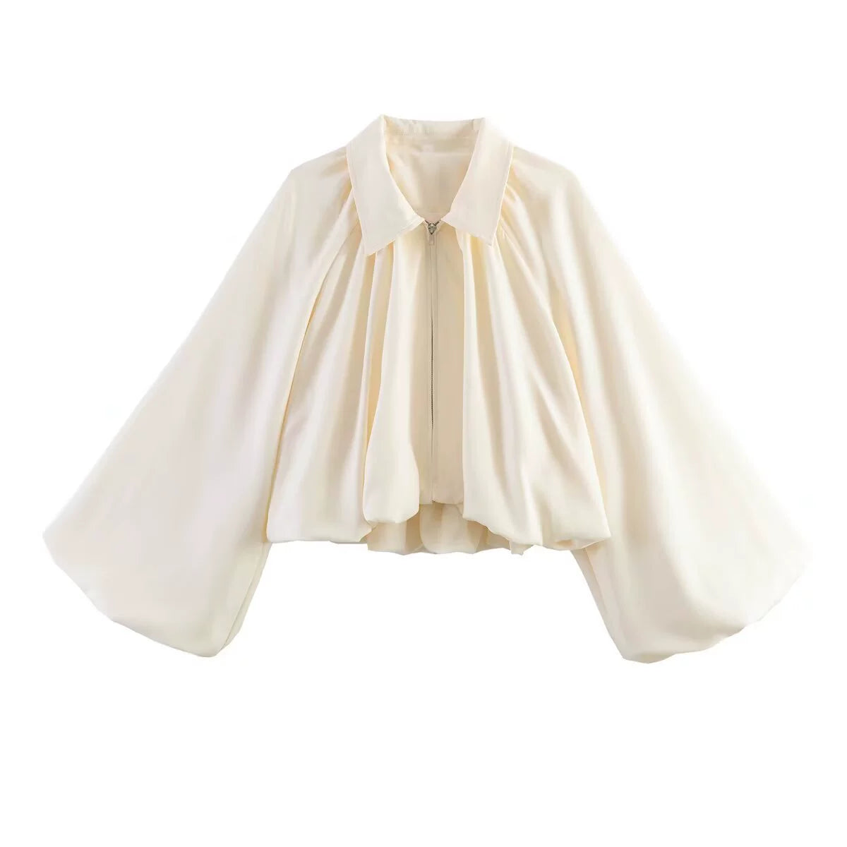 Women's Marielle Balloon-Sleeve Swing Jacket
