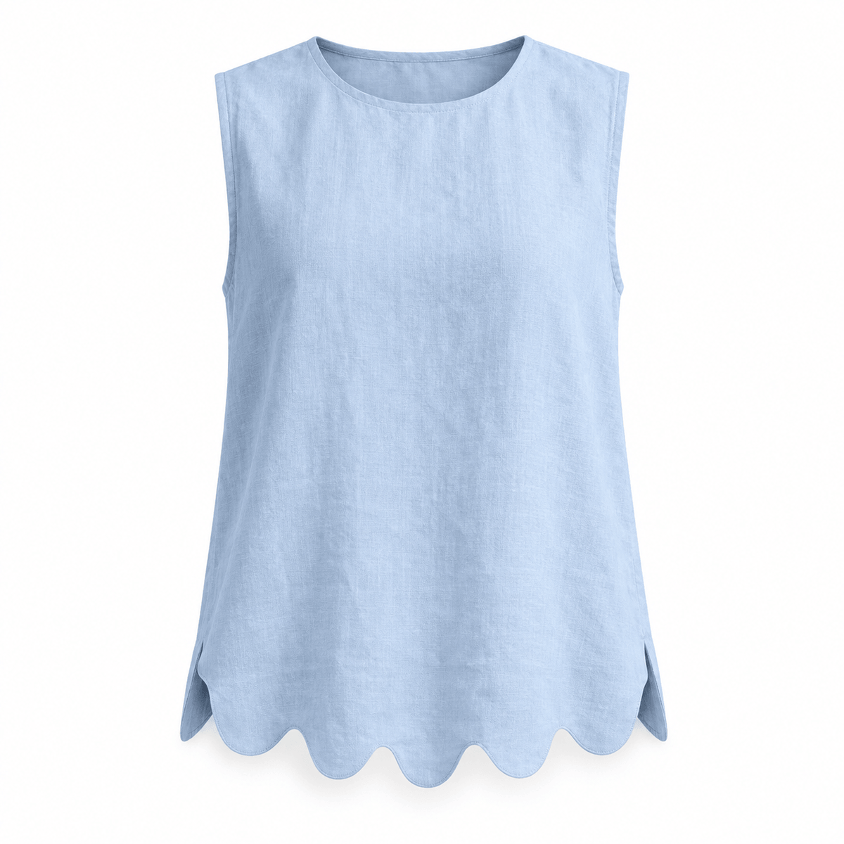 Women's Marielle Scallop-Hem Summer Top