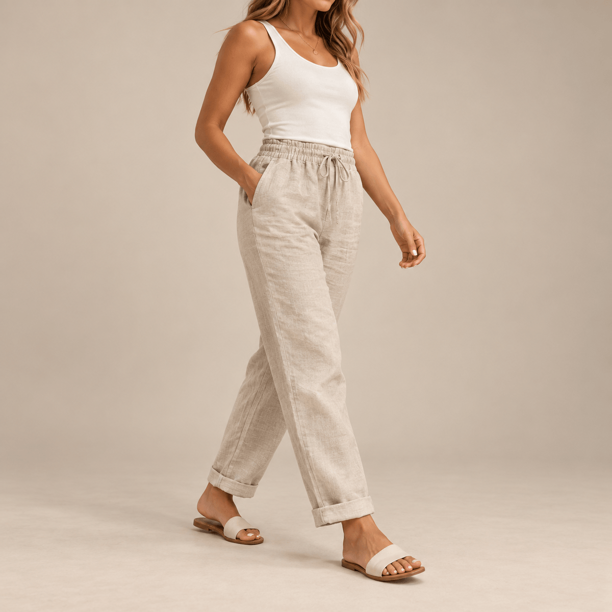 Women's Marlowe Breezy Straight-Leg Trousers