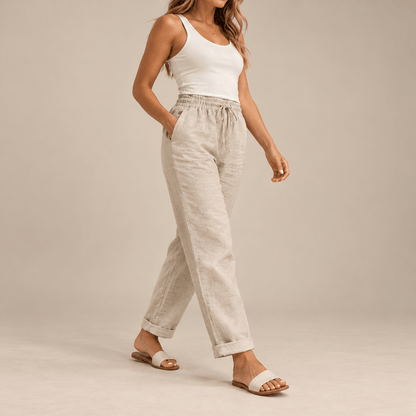 Women's Marlowe Breezy Straight-Leg Trousers