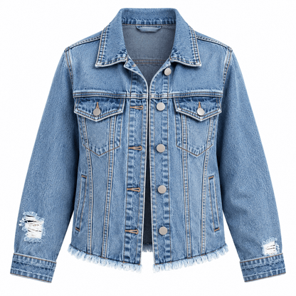 Women's Marlowe Distressed Denim Jacket