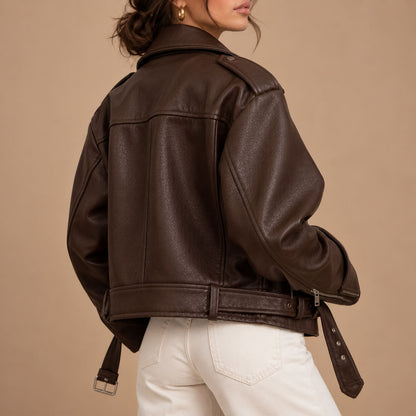 Women's Valentina Oversized Moto Jacket