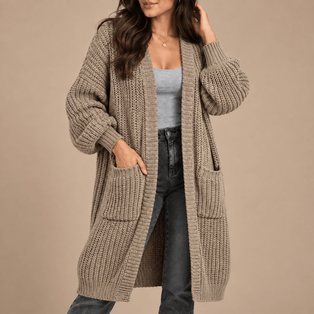 Women's Elara Oversized Duster Cardigan