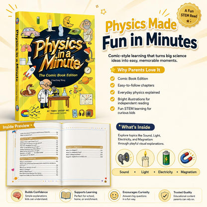 Physics in a Minute – The Comic Book Edition