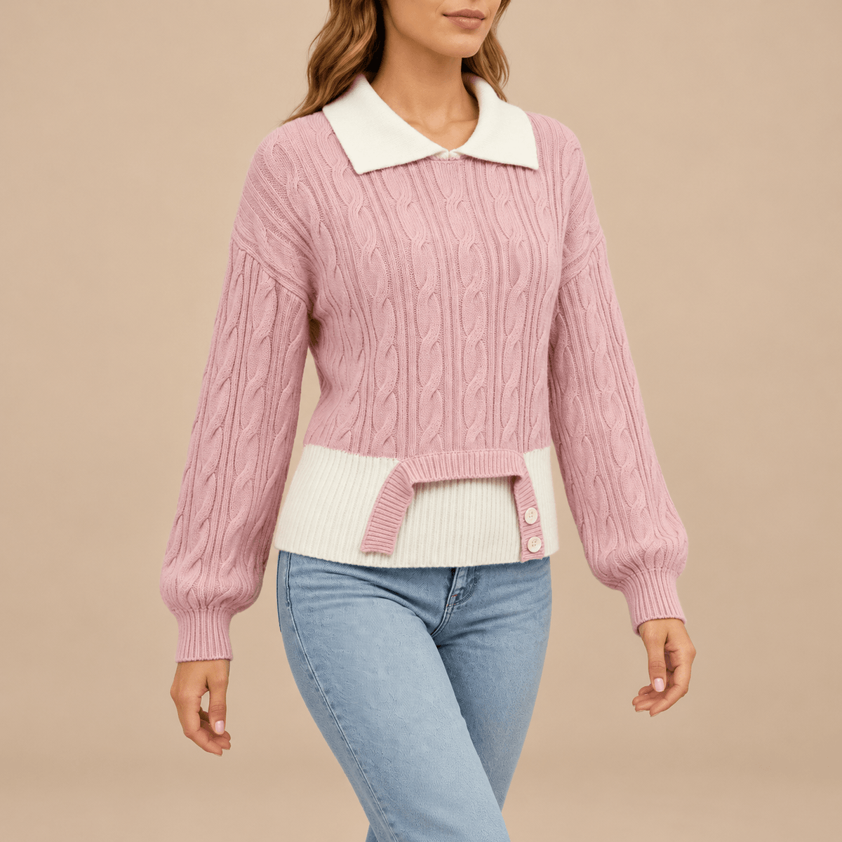 Women's Amelie Cable Knit Jumper