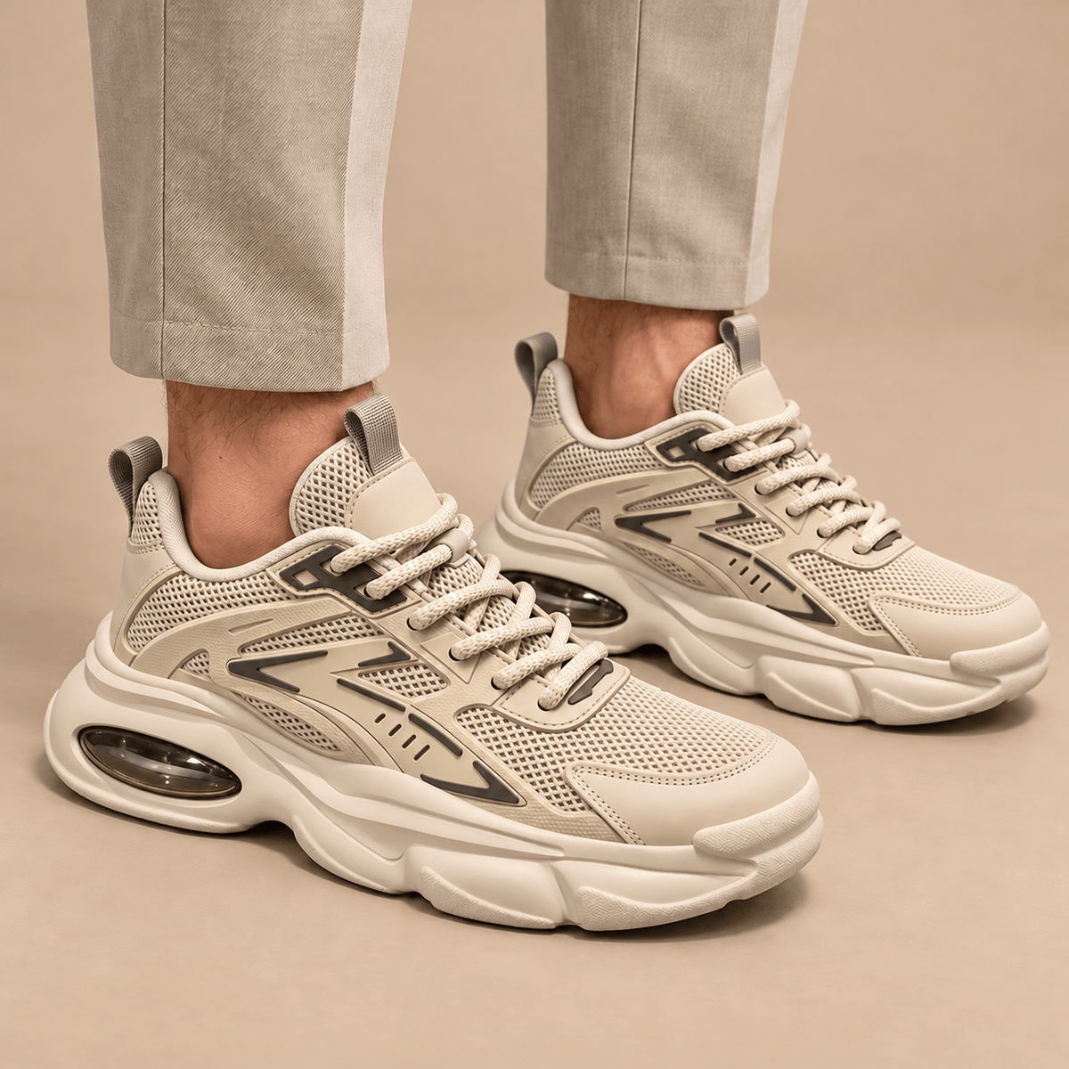 Men's Axel Chunky Mesh Trainers