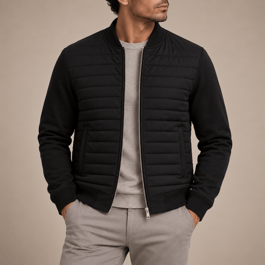 Men's Urban Quilted Bomber Jacket
