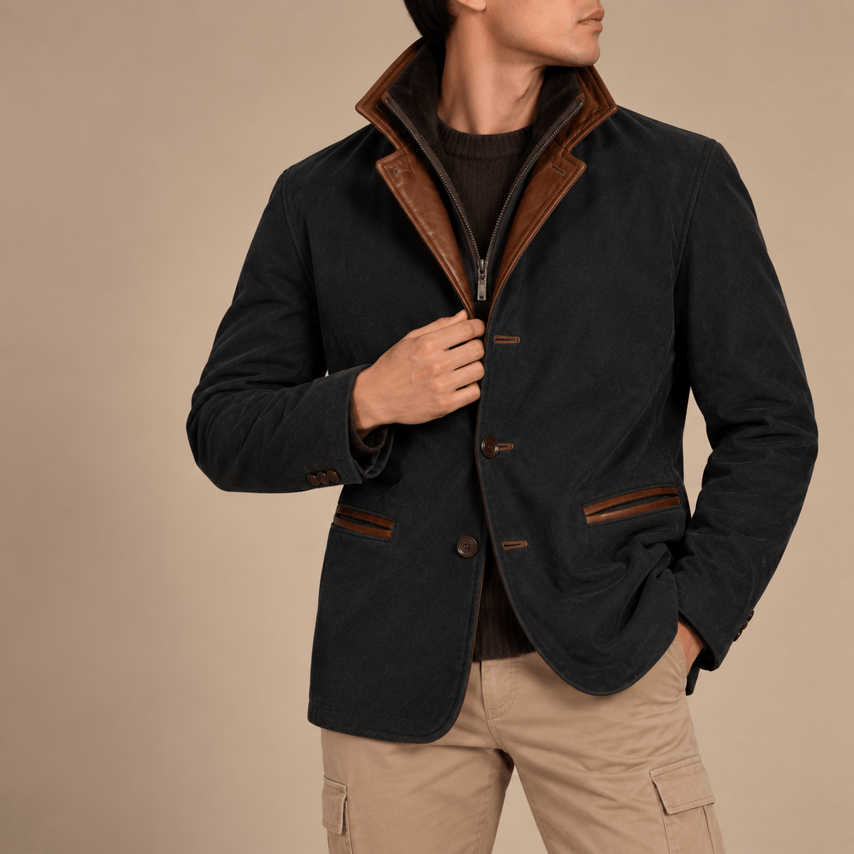 Men's Heritage Suede Look Jacket