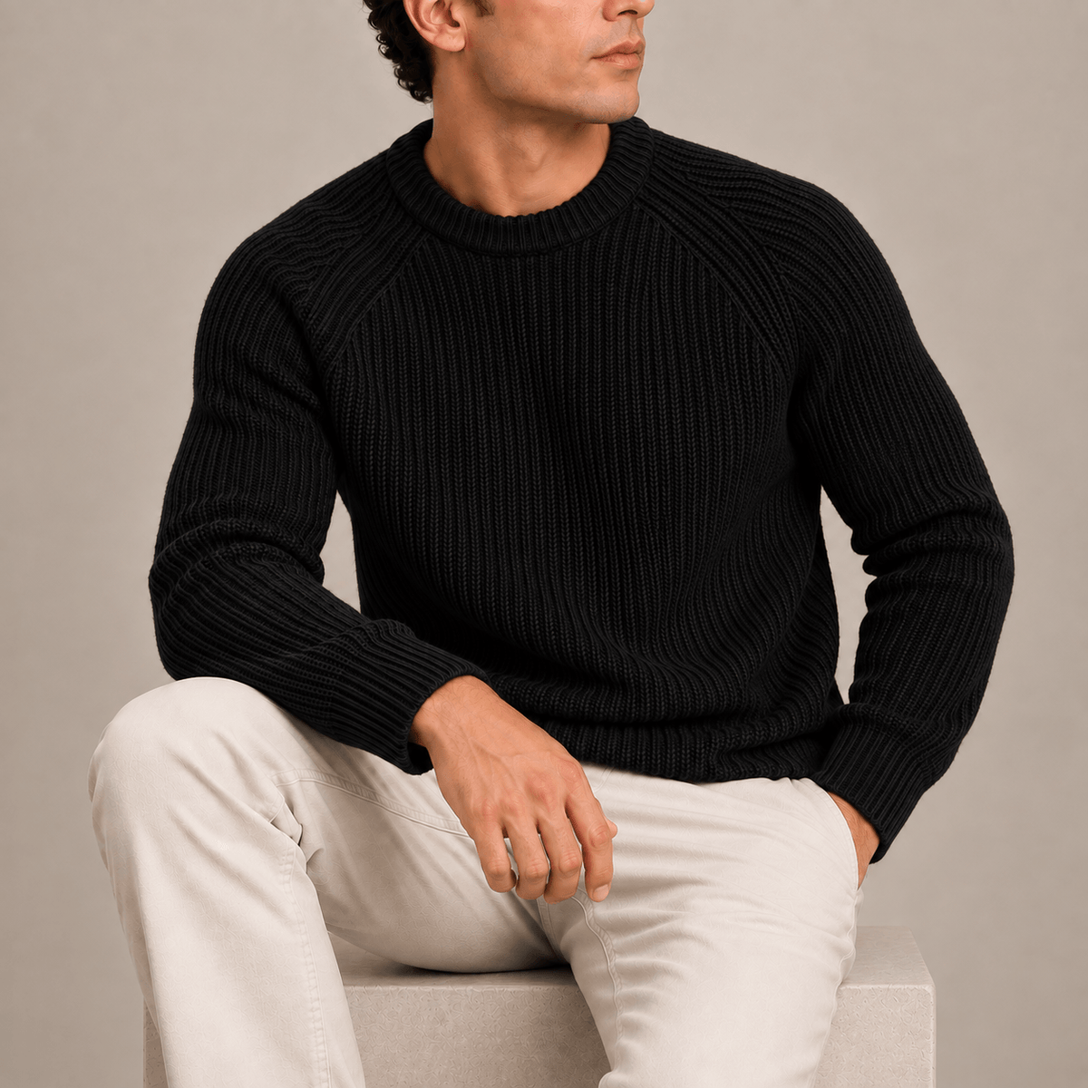 Men's Norwick Ribbed Knit Pullover