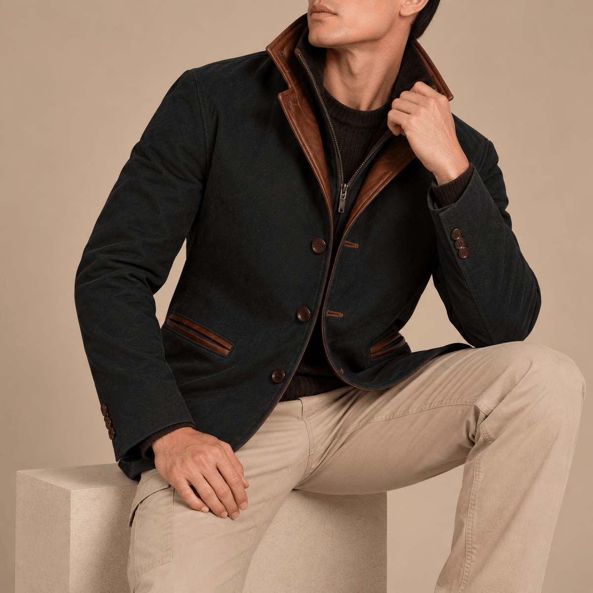 Men's Heritage Suede Look Jacket