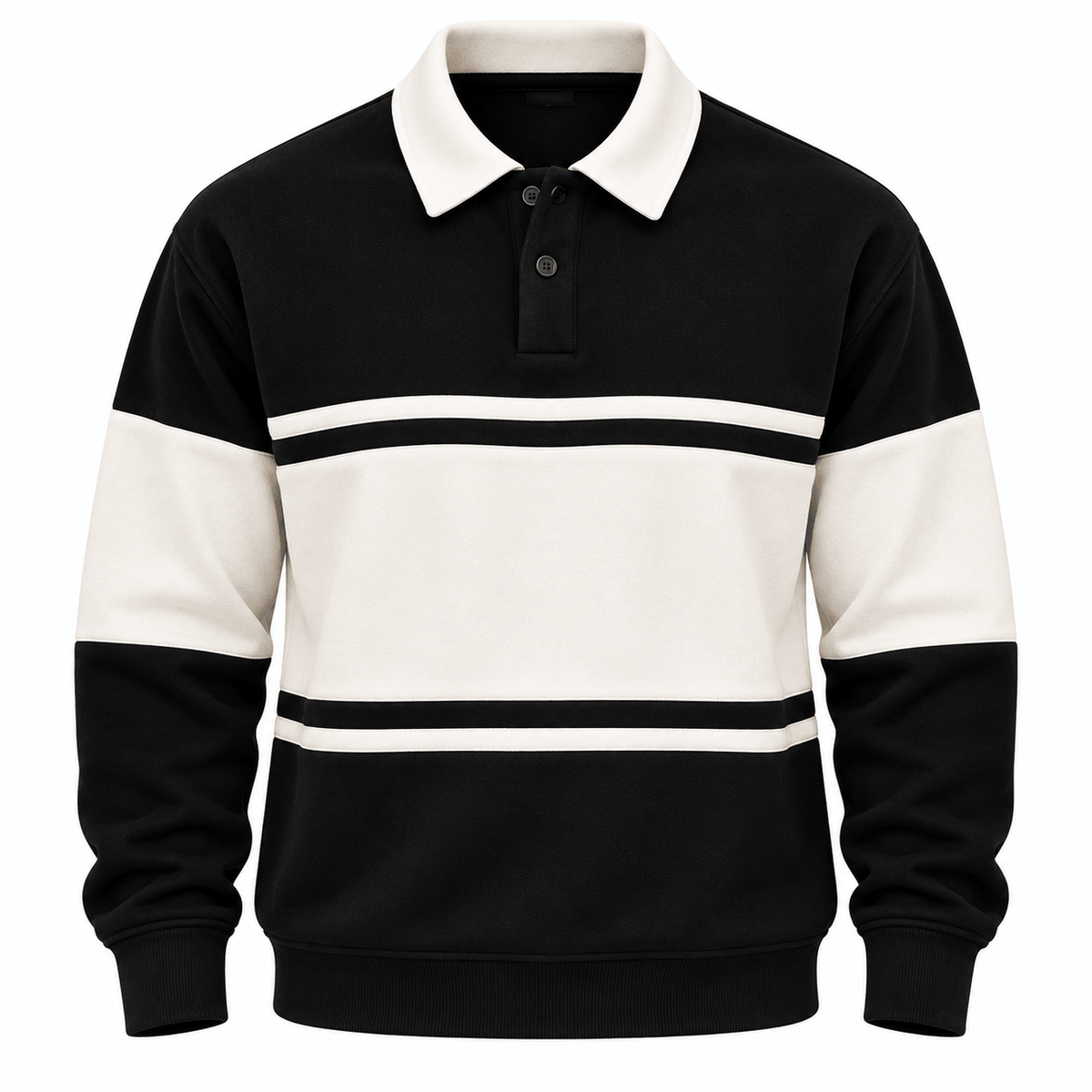 Men's Heritage Colour Block Polo Sweatshirt