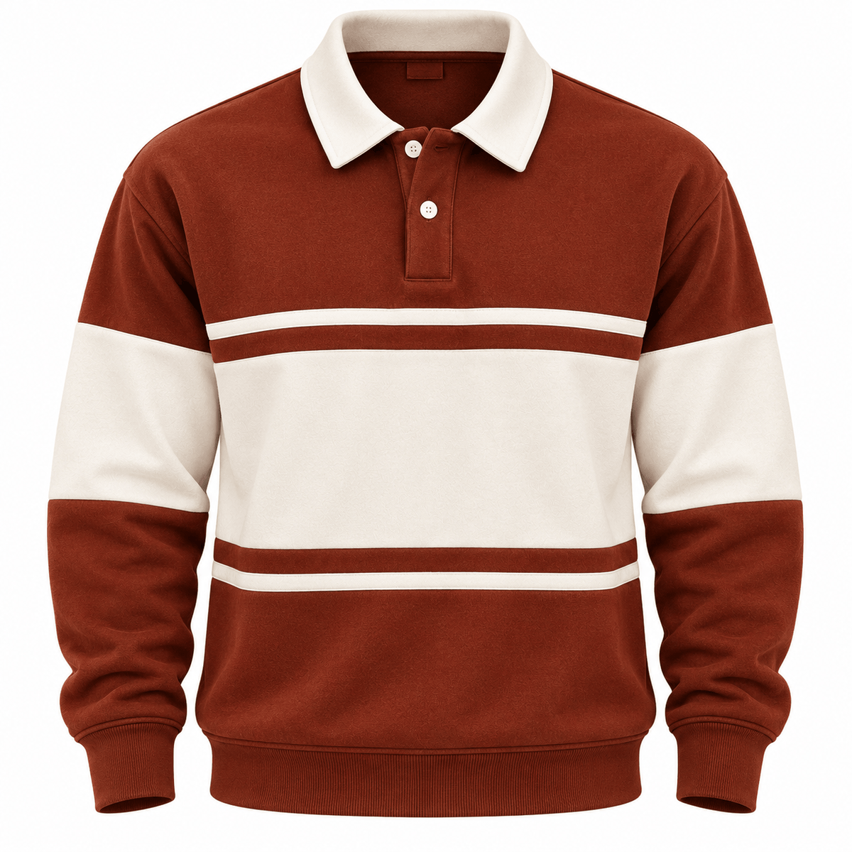 Men's Heritage Colour Block Polo Sweatshirt