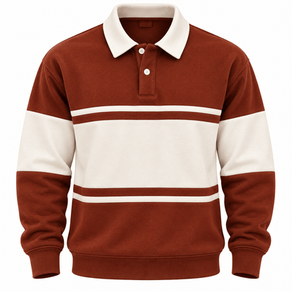 Men's Heritage Colour Block Polo Sweatshirt
