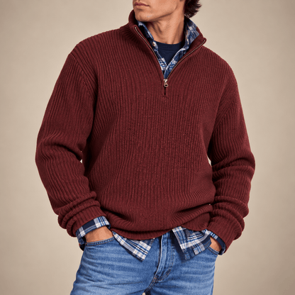 Men's Louis Heritage Half-Zip Sweater
