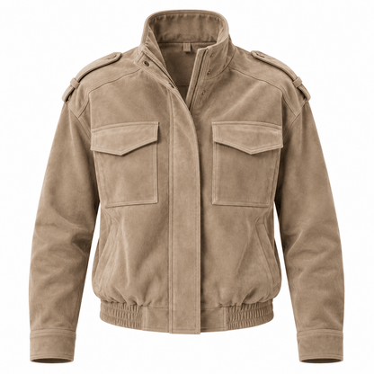 Women's Elara Suede-Effect Casual Jacket